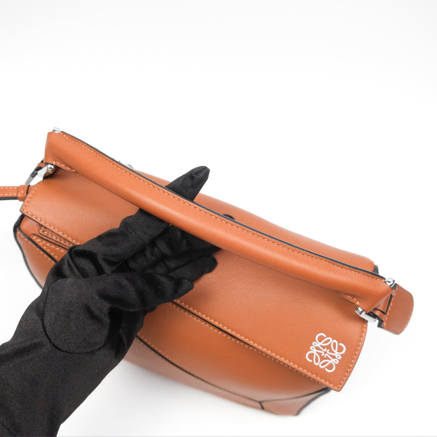 Loewe Small Puzzle Bag Tan Calfskin
