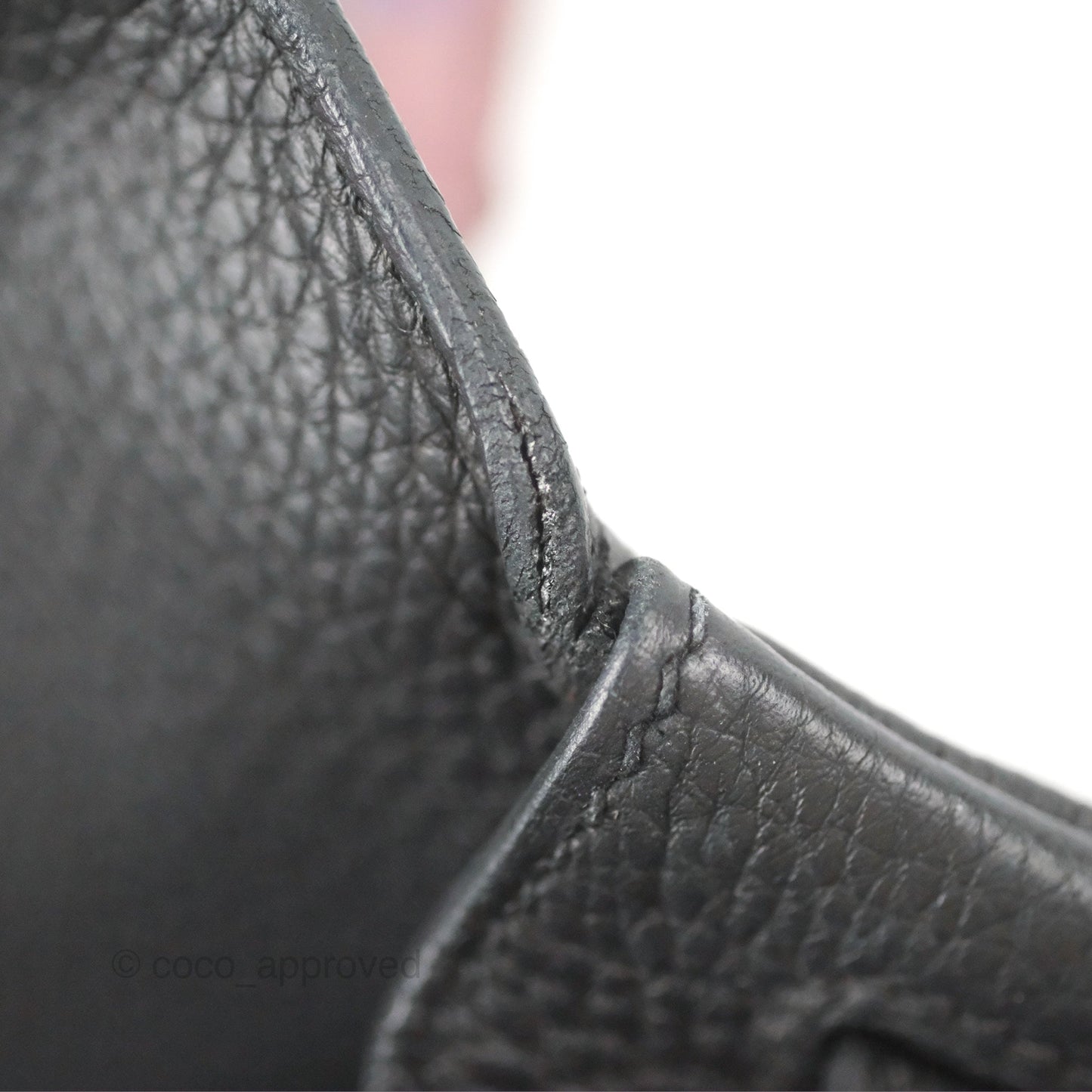 Hermès Retourne Kelly 28 Black Togo Gold Hardware