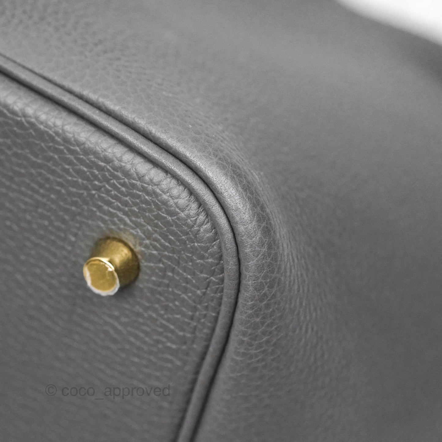 Hermès Picotin Lock 22 Graphite TM Gold Hardware