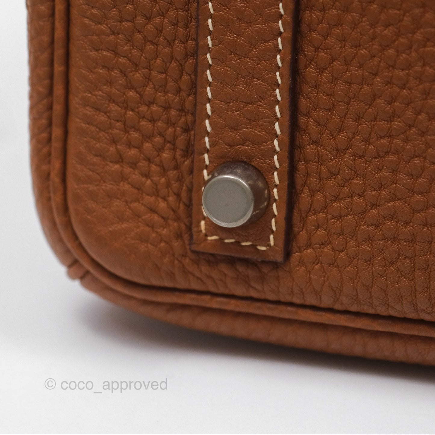 Hermès Birkin 30 Retourne Gold 37 Clemence Palladium Hardware
