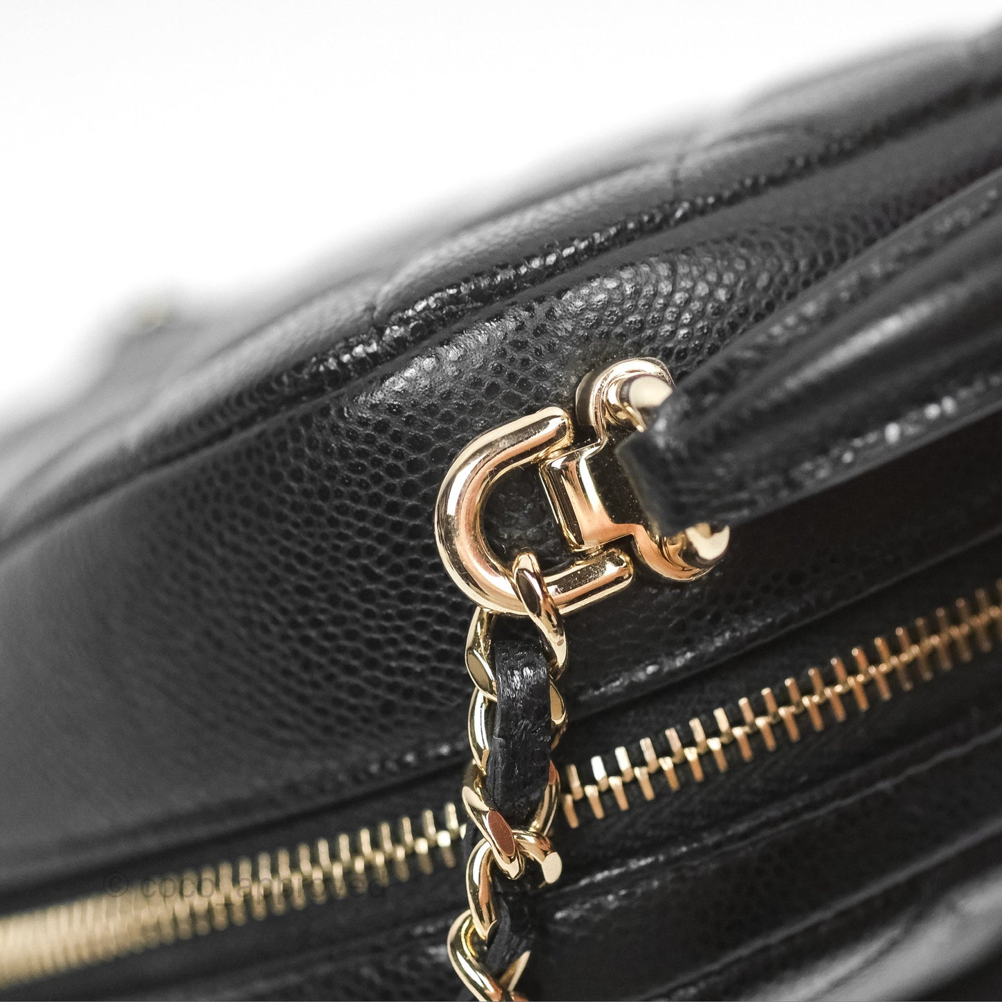 Chanel Classic Mini Backpack Black Caviar Gold Hardware