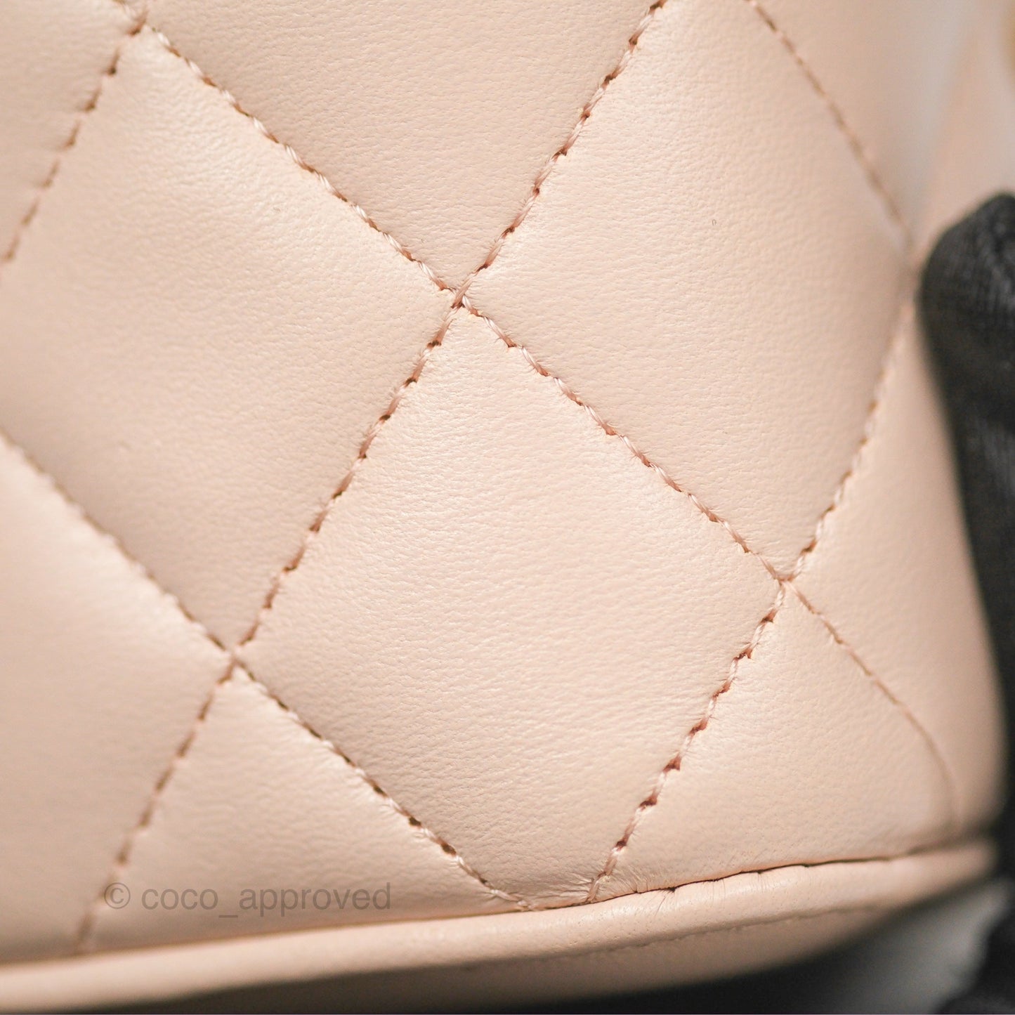 Chanel Classic Mini Pearl Crush Vanity With Chain Light Pink Lambskin Aged Gold Hardware