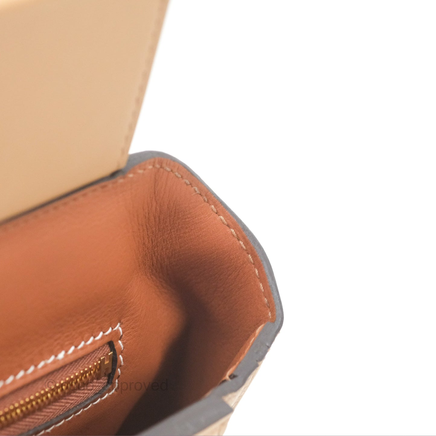 Hermès 24/24 21 Mini Chai 0M Fauve 34 Evercolor Gold Hardware
