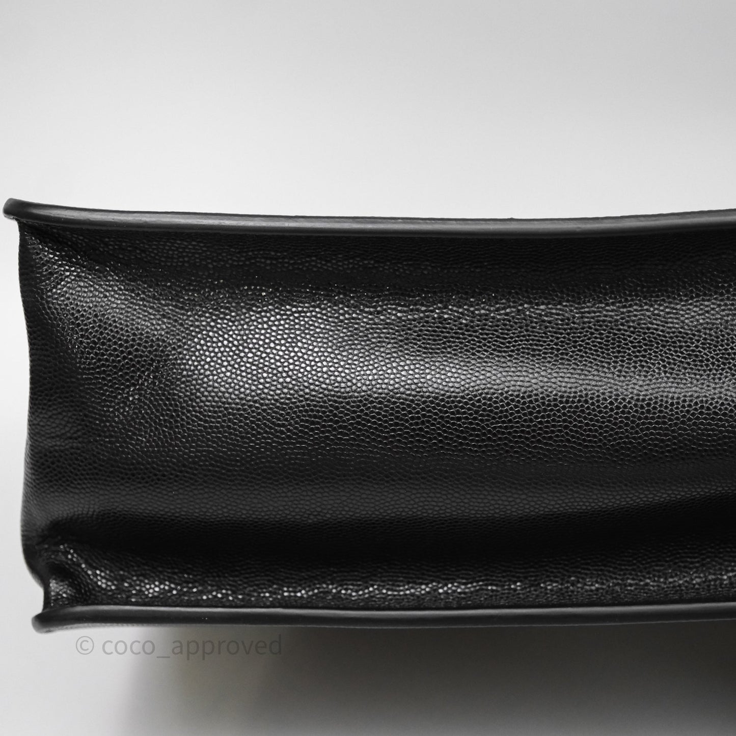 Chanel So Black Quilted Caviar Tote bag