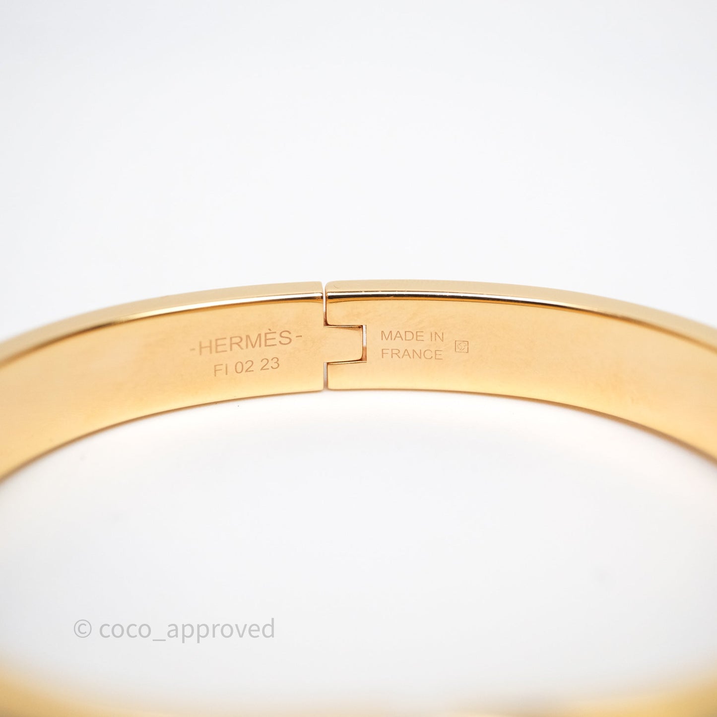 Hermes Mini Clic Chaine d'Ancre Bracelet Hypno Rose Gold
