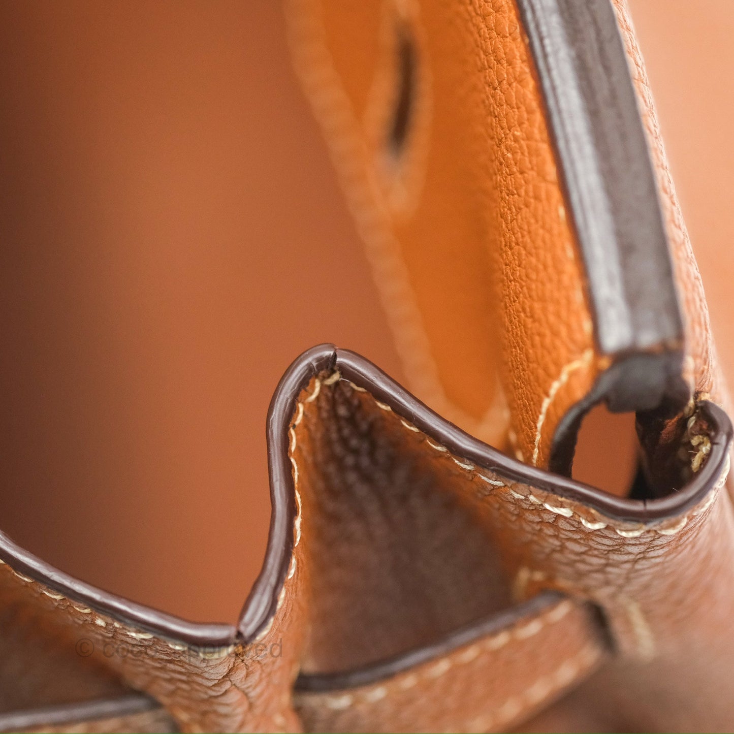 Hermès Birkin 30 Retourne Gold Clemence Palladium Hardware