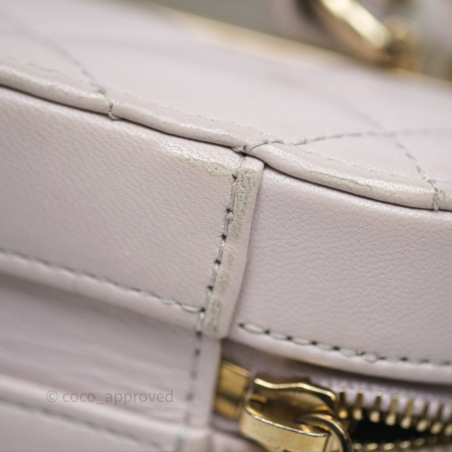 Chanel Trendy CC Vanity Case Lilac Lambskin Gold Hardware