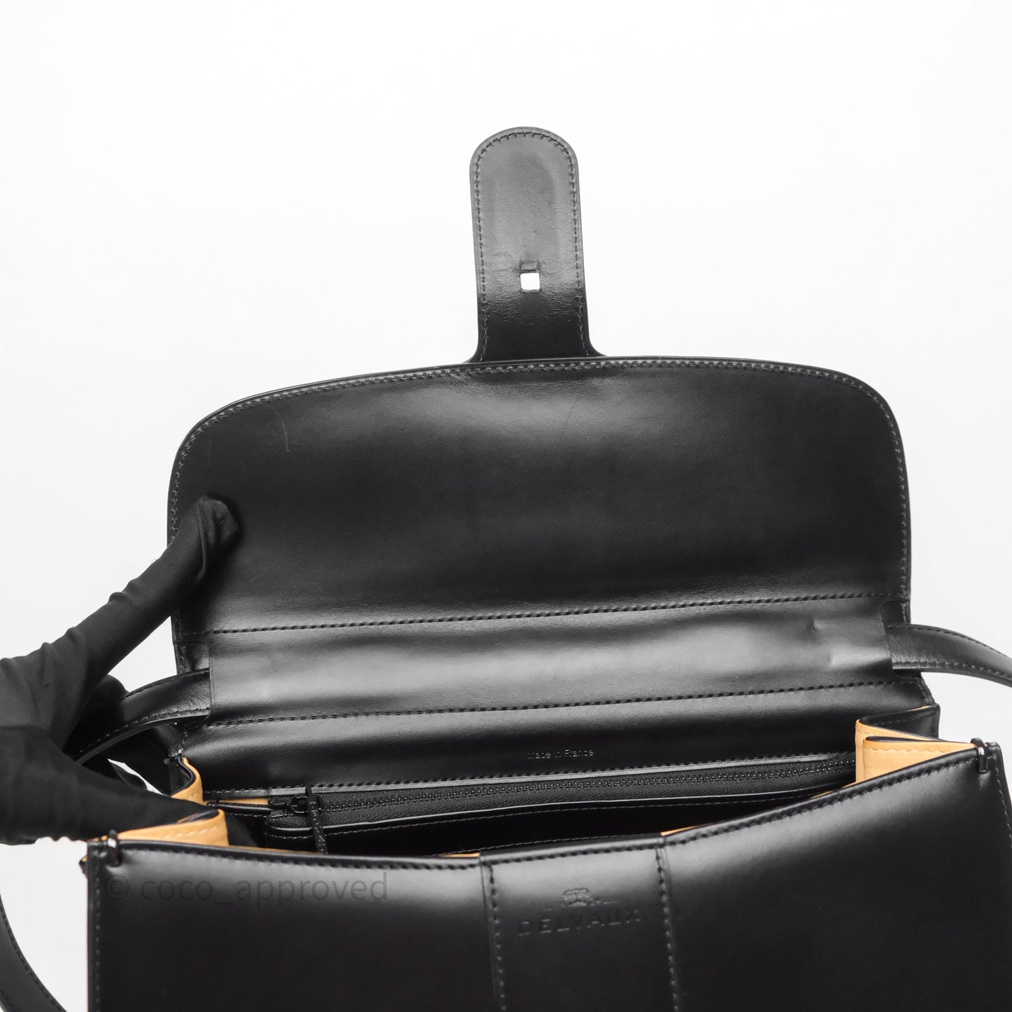 Delvaux Brillant MM Calfskin Black