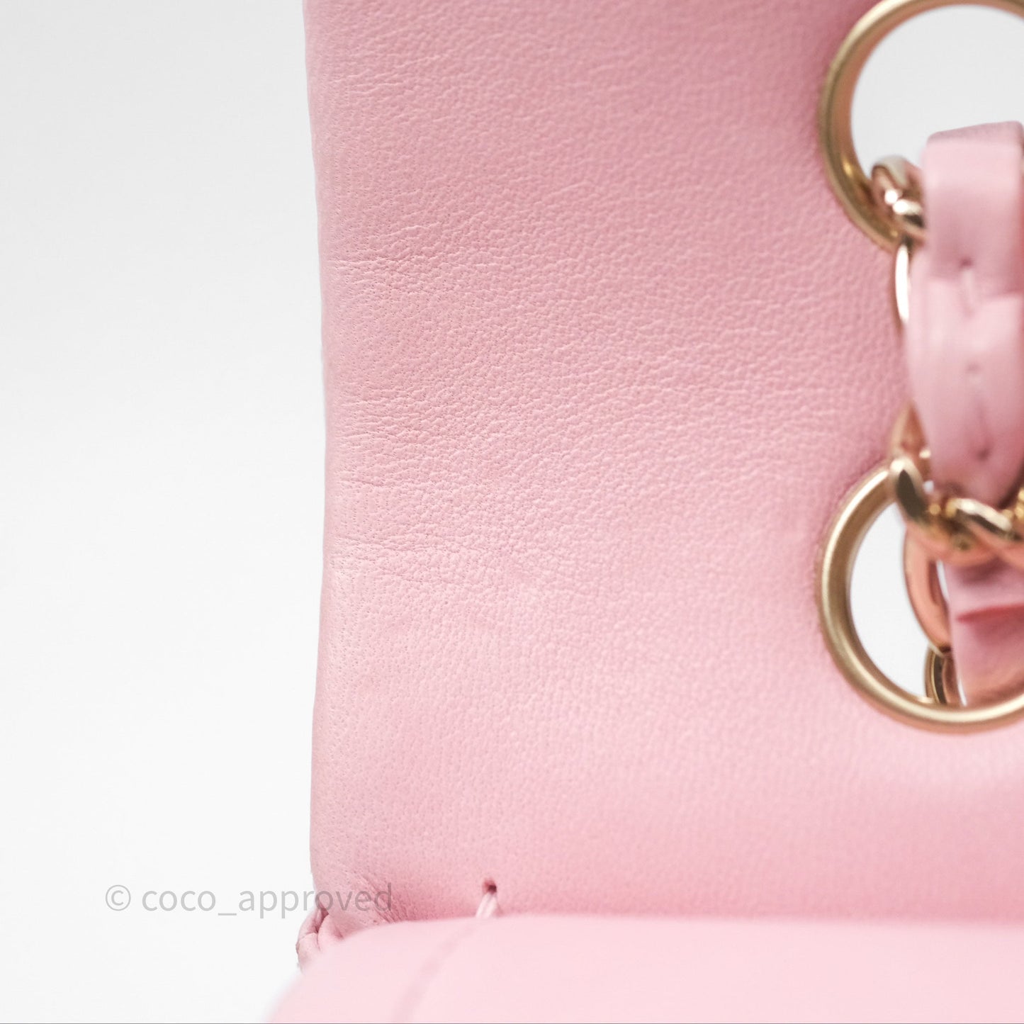 Chanel Classic M/L Medium Flap Quilted Pink Lambskin Gold Hardware