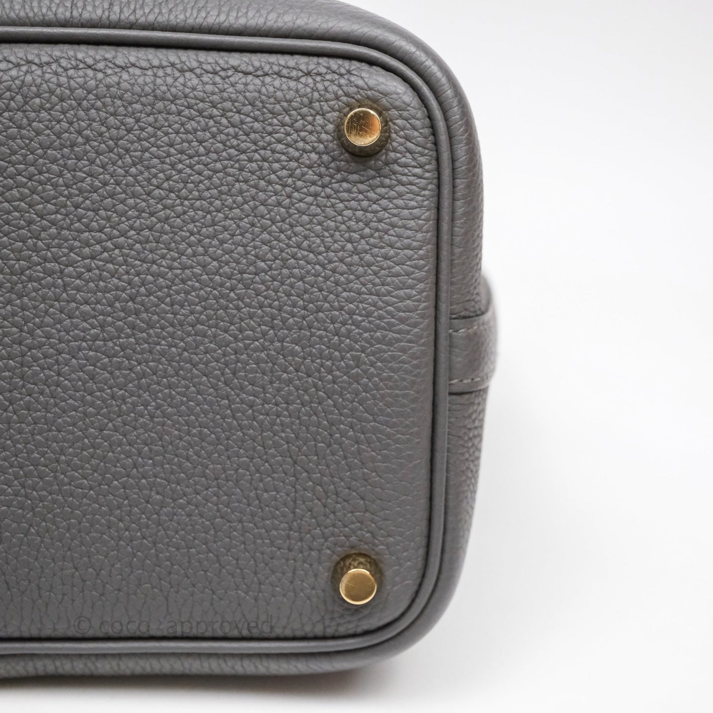 Hermès Picotin Lock 18 Graphite 88 Taurillon Maurice Gold Hardware