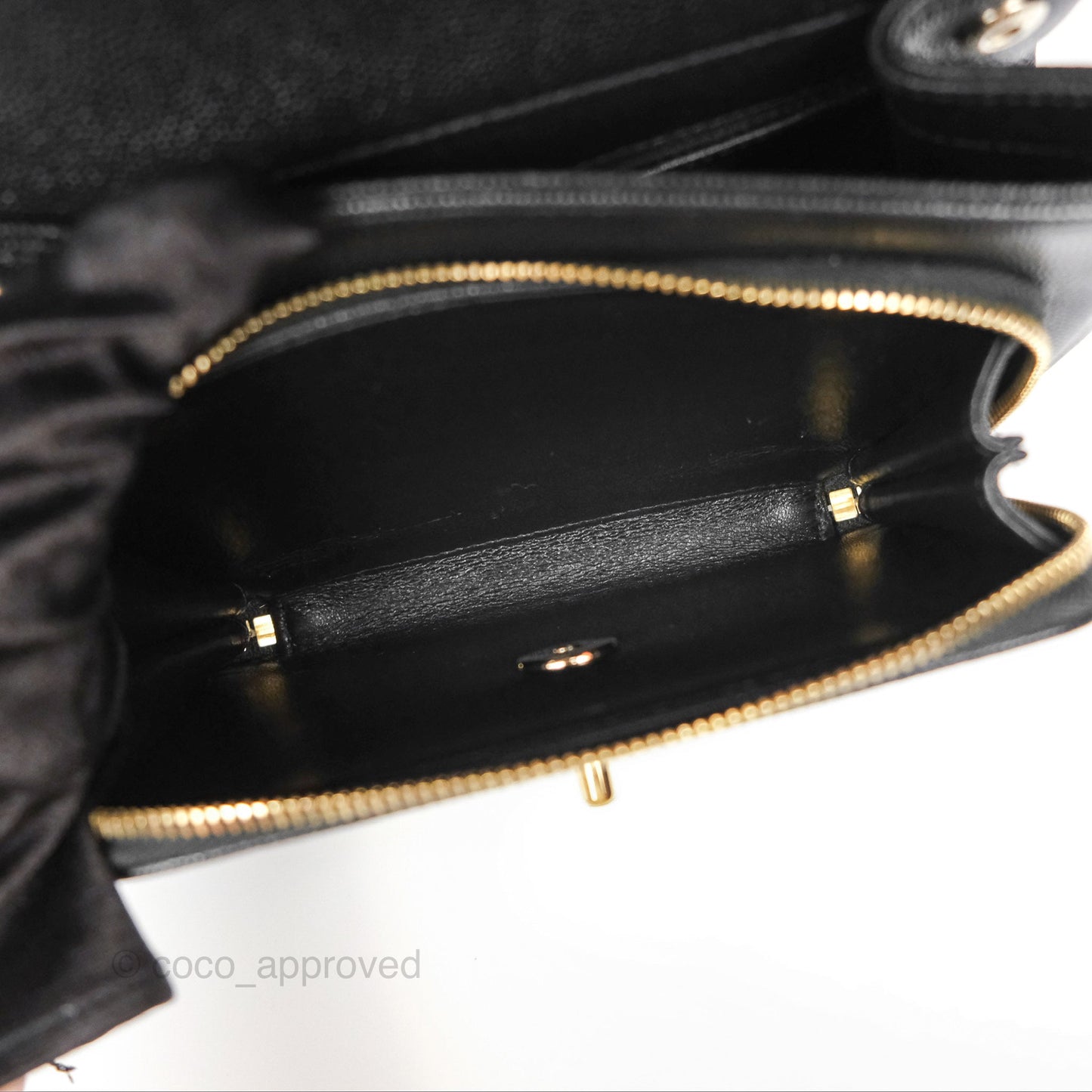 Chanel Quilted Small Business Affinity Flap Black Caviar Gold Hardware