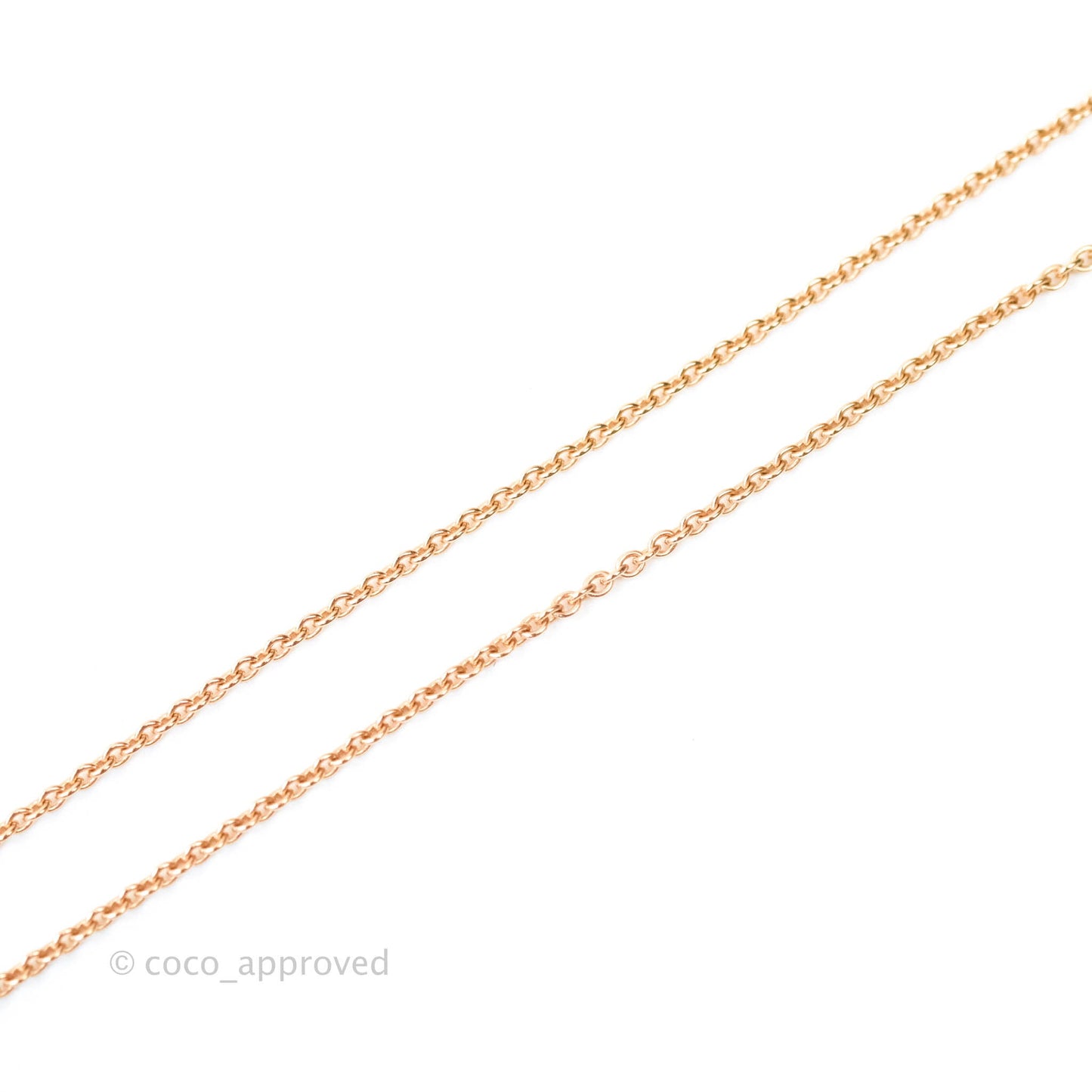 Hermès Finesse Necklace Rose Gold