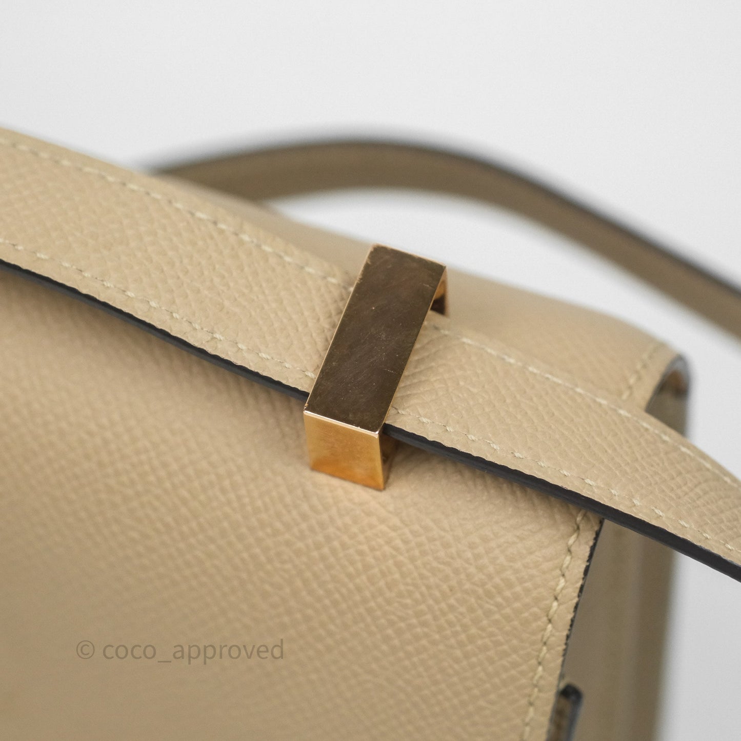 Hermès Constance 24 Trench S2/ Naturel 27 Epsom Gold Hardware