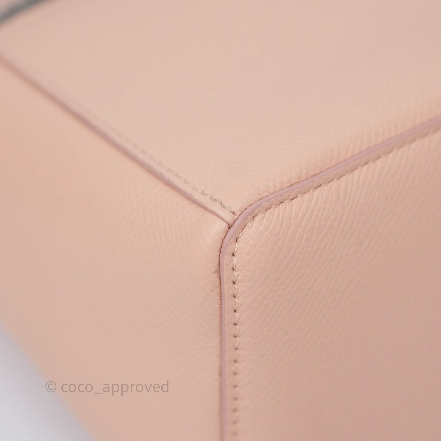Loro Piana Extra Bag L27 Pink Calfskin Silver Hardware
