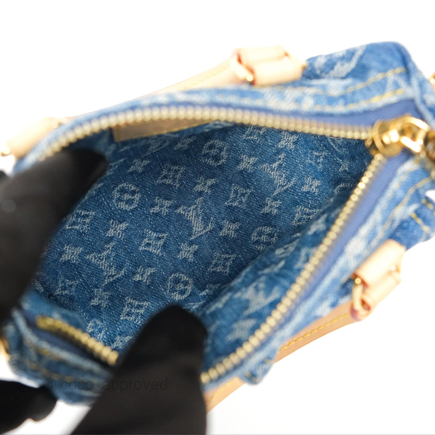 Louis Vuitton Nano Speedy Washed Denim Monogram