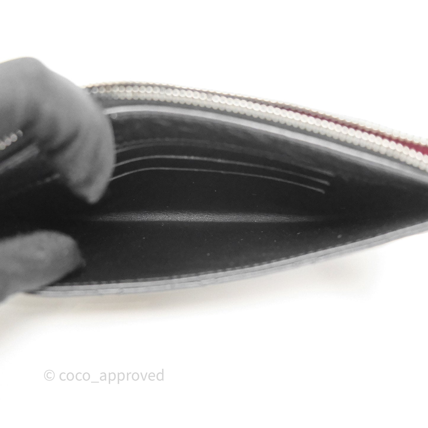 Chanel Quilted Gabrielle Zip Long Wallet Black