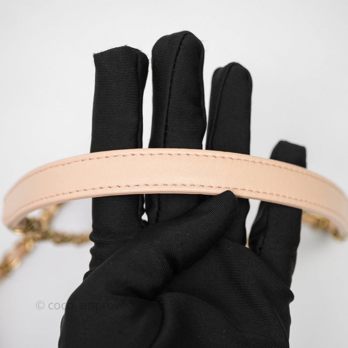 Chanel Small Trendy CC Beige Lambskin Gold Hardware