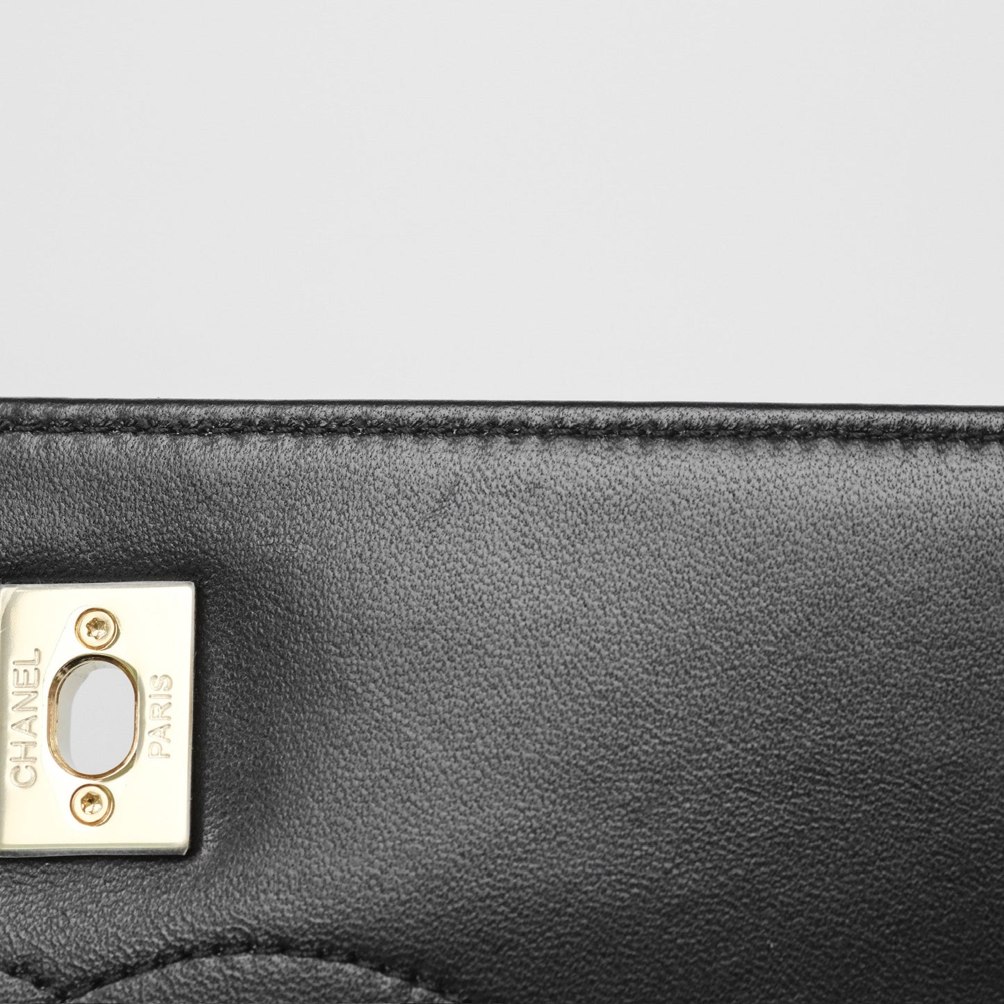 Chanel Small Trendy CC Black Lambskin Gold Hardware