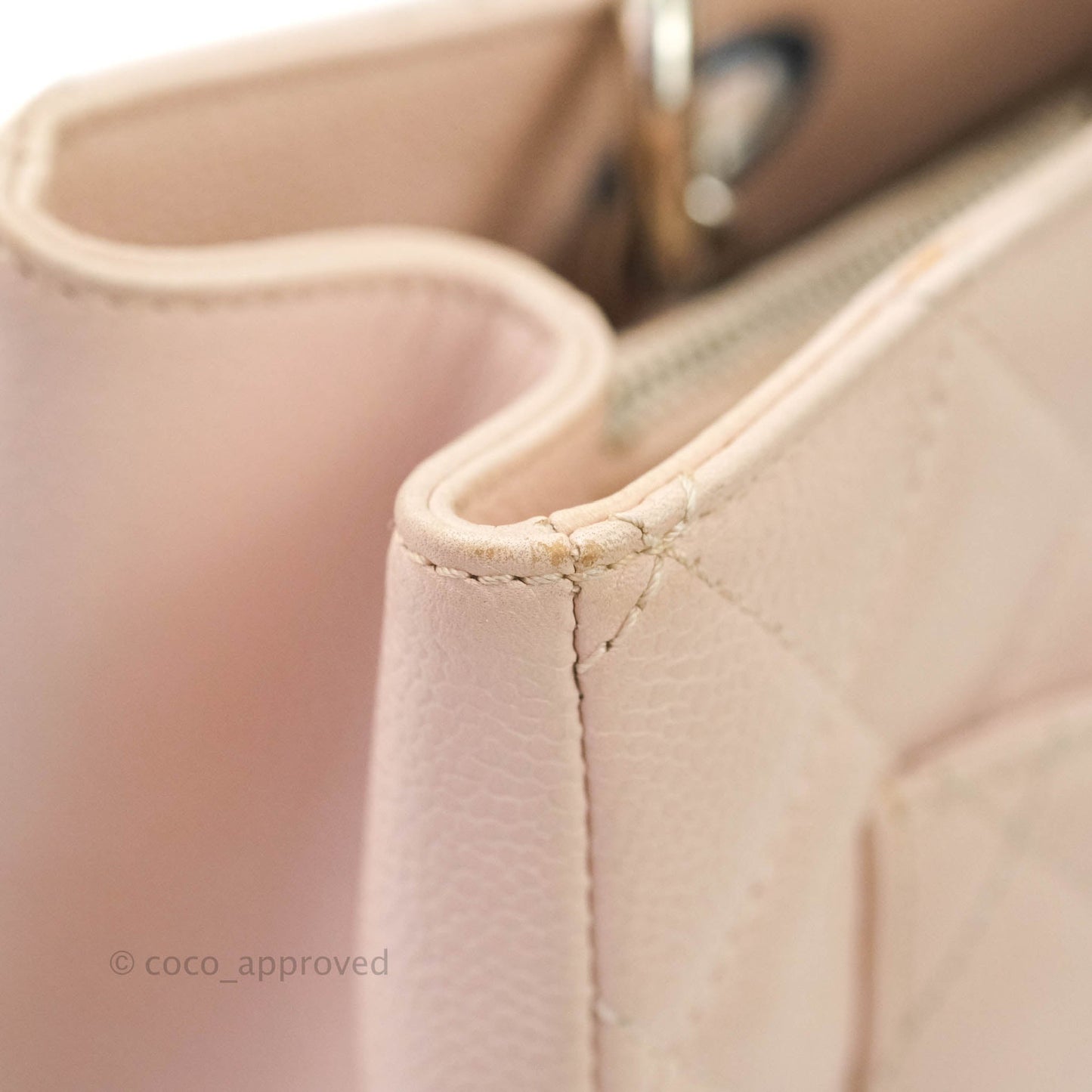 Chanel GST Pink Caviar Silver Hardware