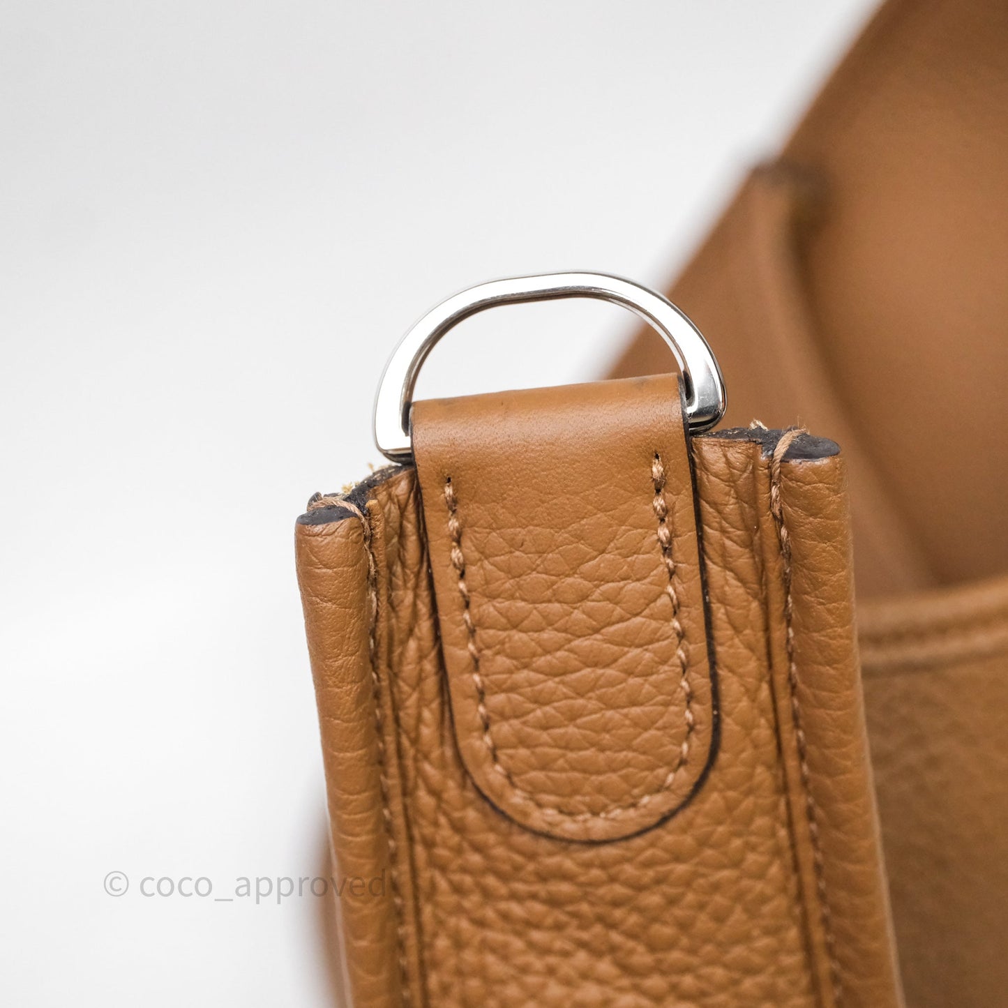 Hermes Evelyne III 29 Alezan 3G Clemence Palladium Hardware