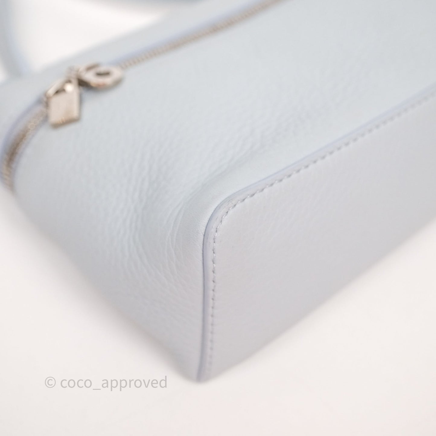 Loro Piana Extra Pocket L19 Light Blue Grained Calfskin