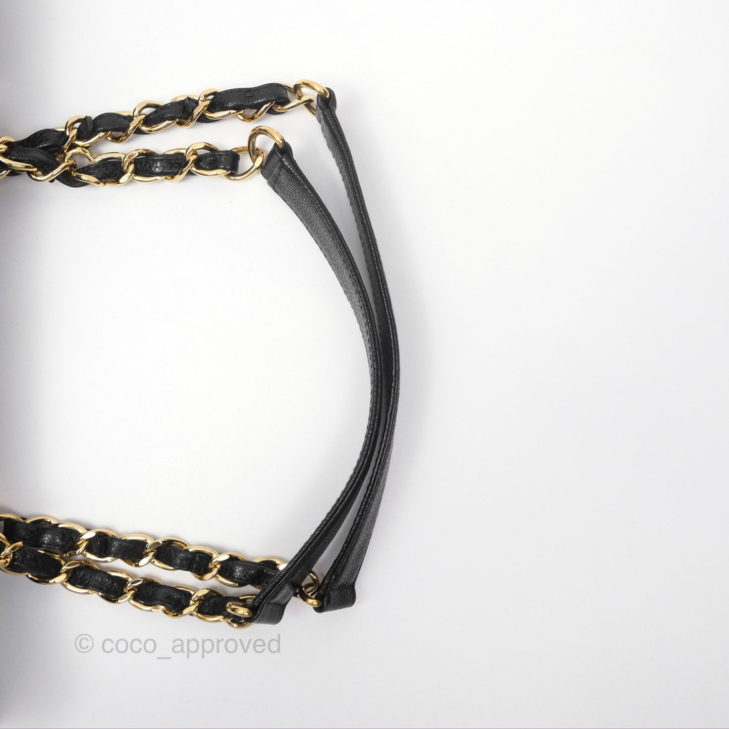 Chanel GST Black Caviar Gold Hardware