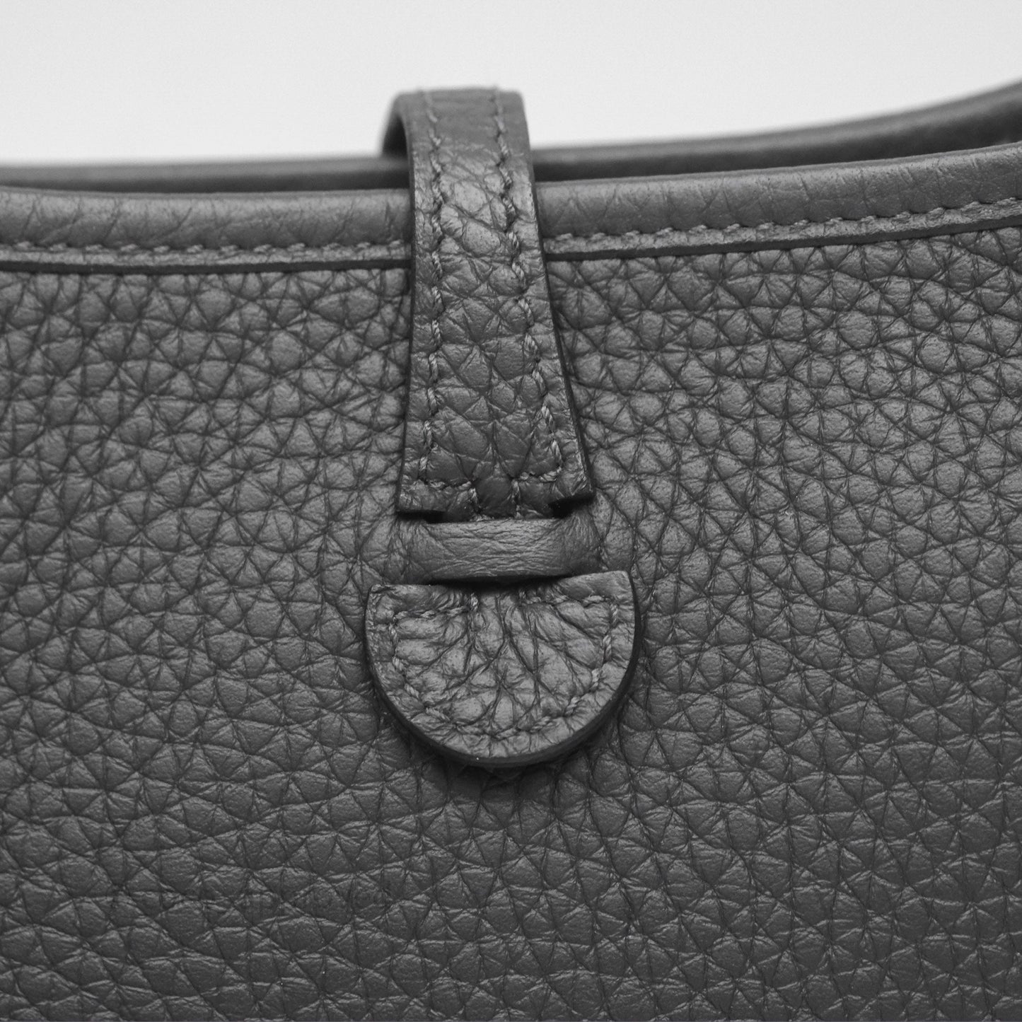 Hermès Mini Evelyne 16 Dark Bronze O0 Clemence Palladium Hardware
