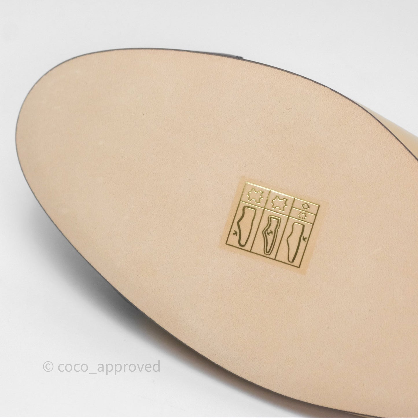 Chanel Ballerina Flats Black/Beige Size 38