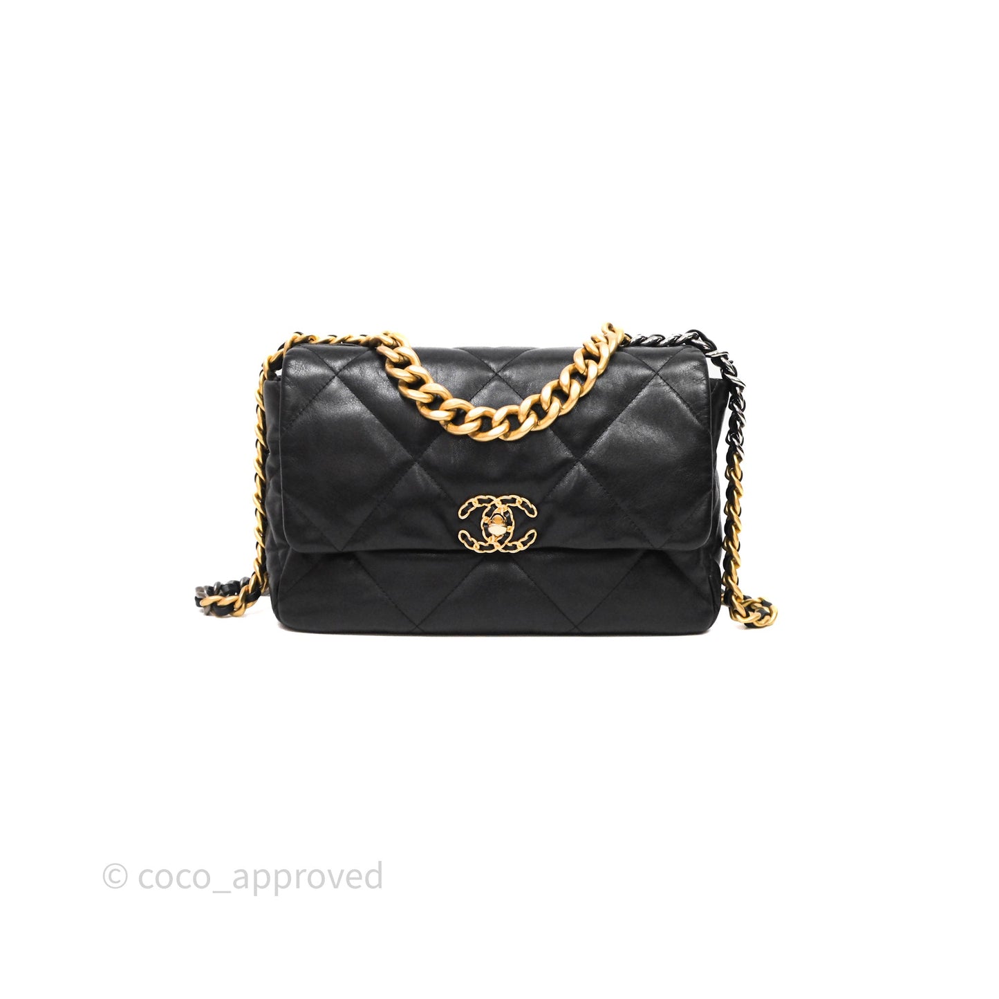 Chanel 19 Medium Black Mixed Hardware