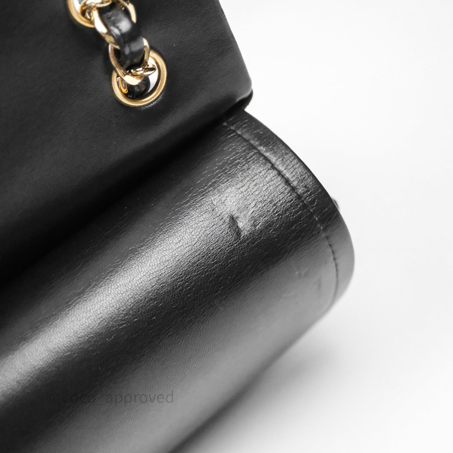 Chanel Classic Jumbo Double Flap Black Lambskin Bag Gold Hardware
