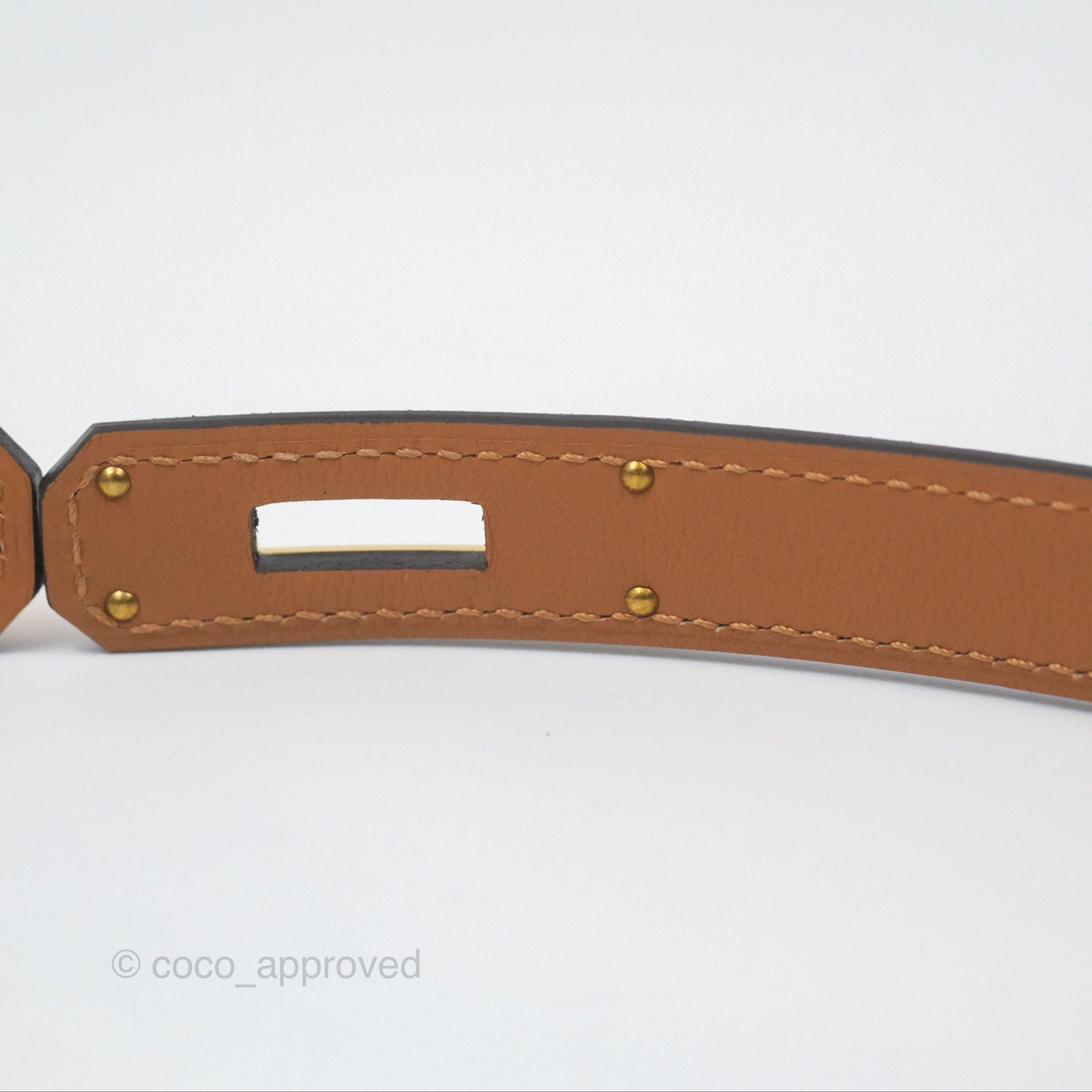 Hermès Kelly Buckle Belt 37 Gold Epsom Gold Hardware