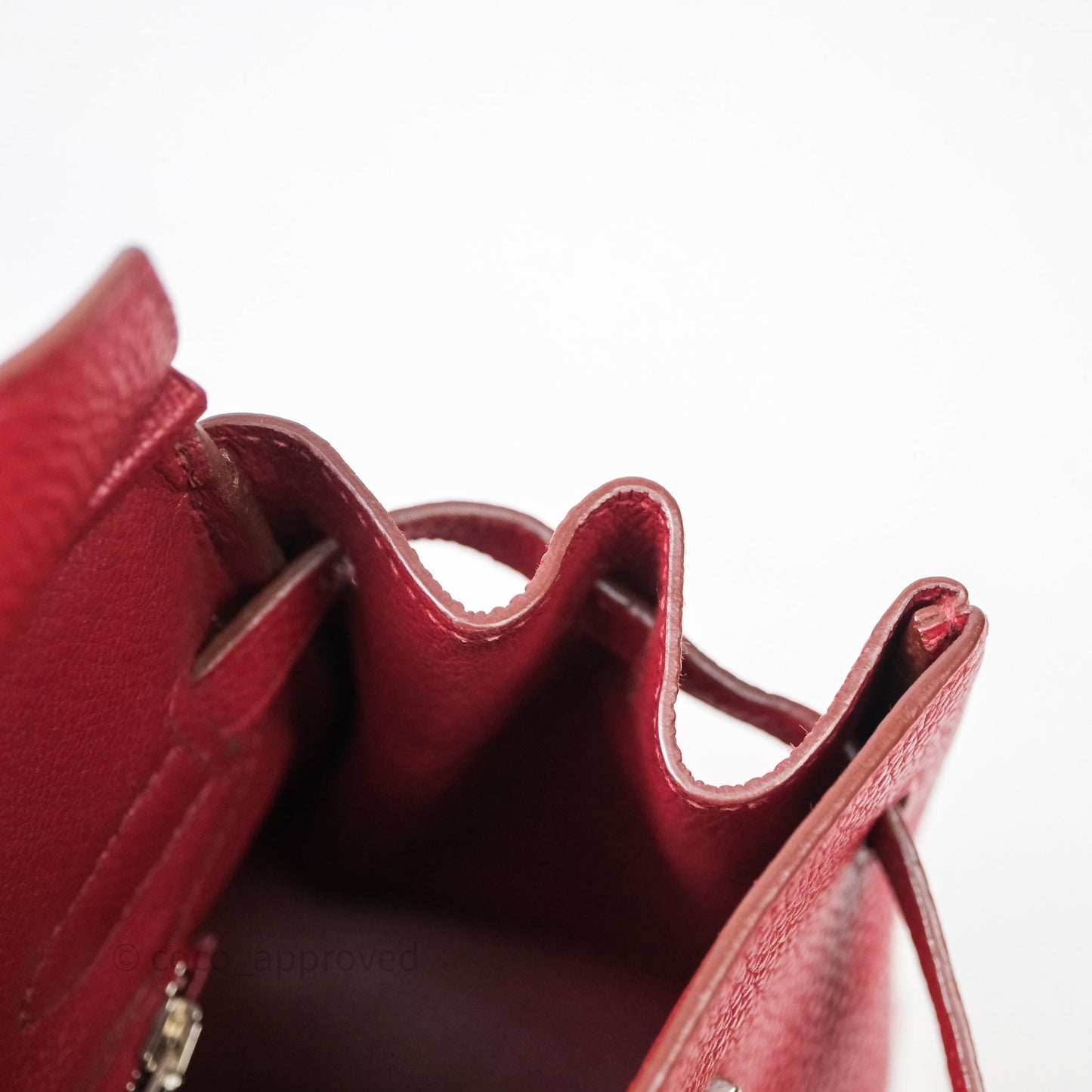 Hermès Birkin 30 Rouge Togo Palladium Hardware