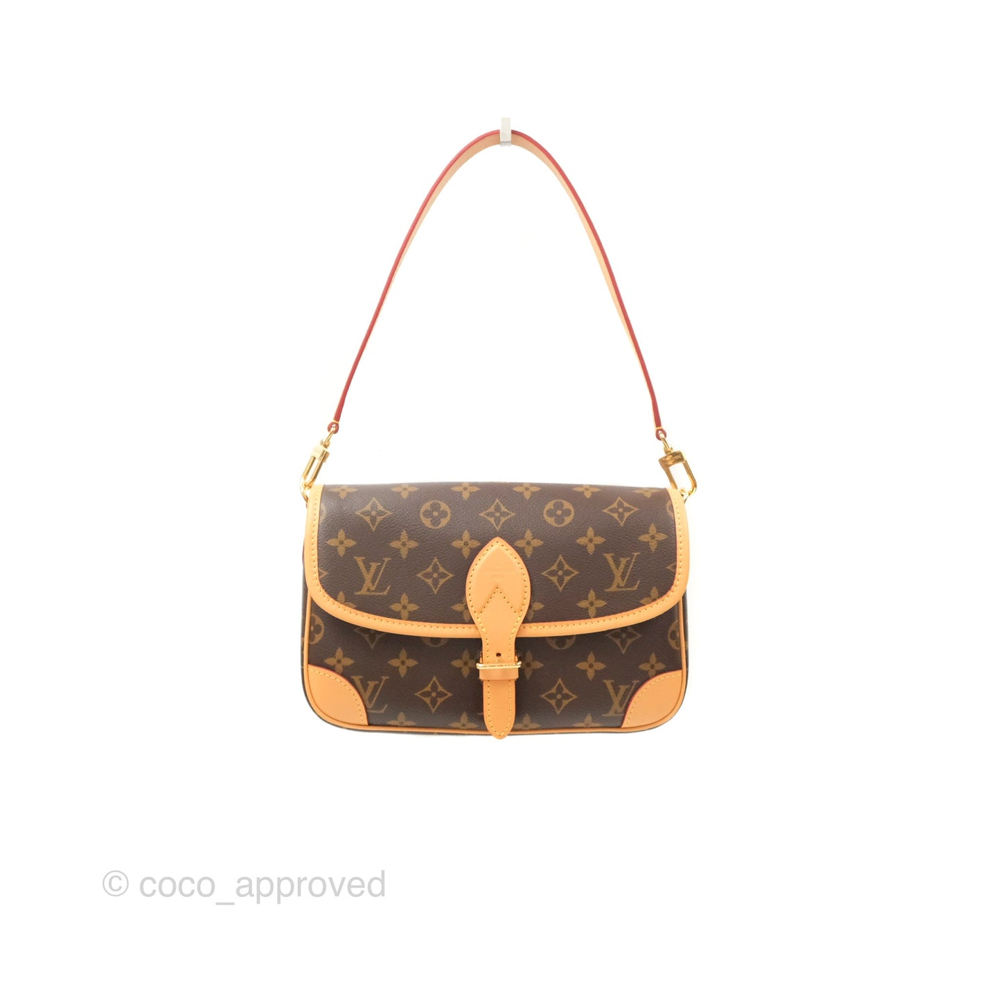 Louis Vuitton Diane Bag Monogram Canvas with Jacquard Strap
