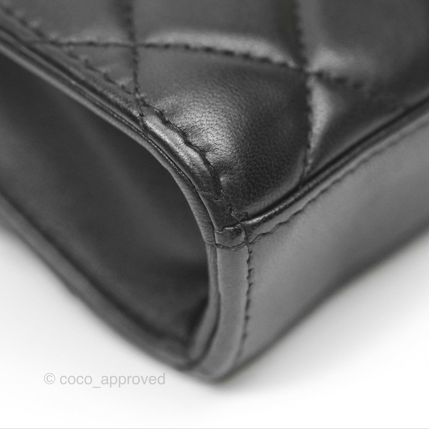 Chanel Mini Trendy CC Clutch With Chain Quilted So Black Lambskin