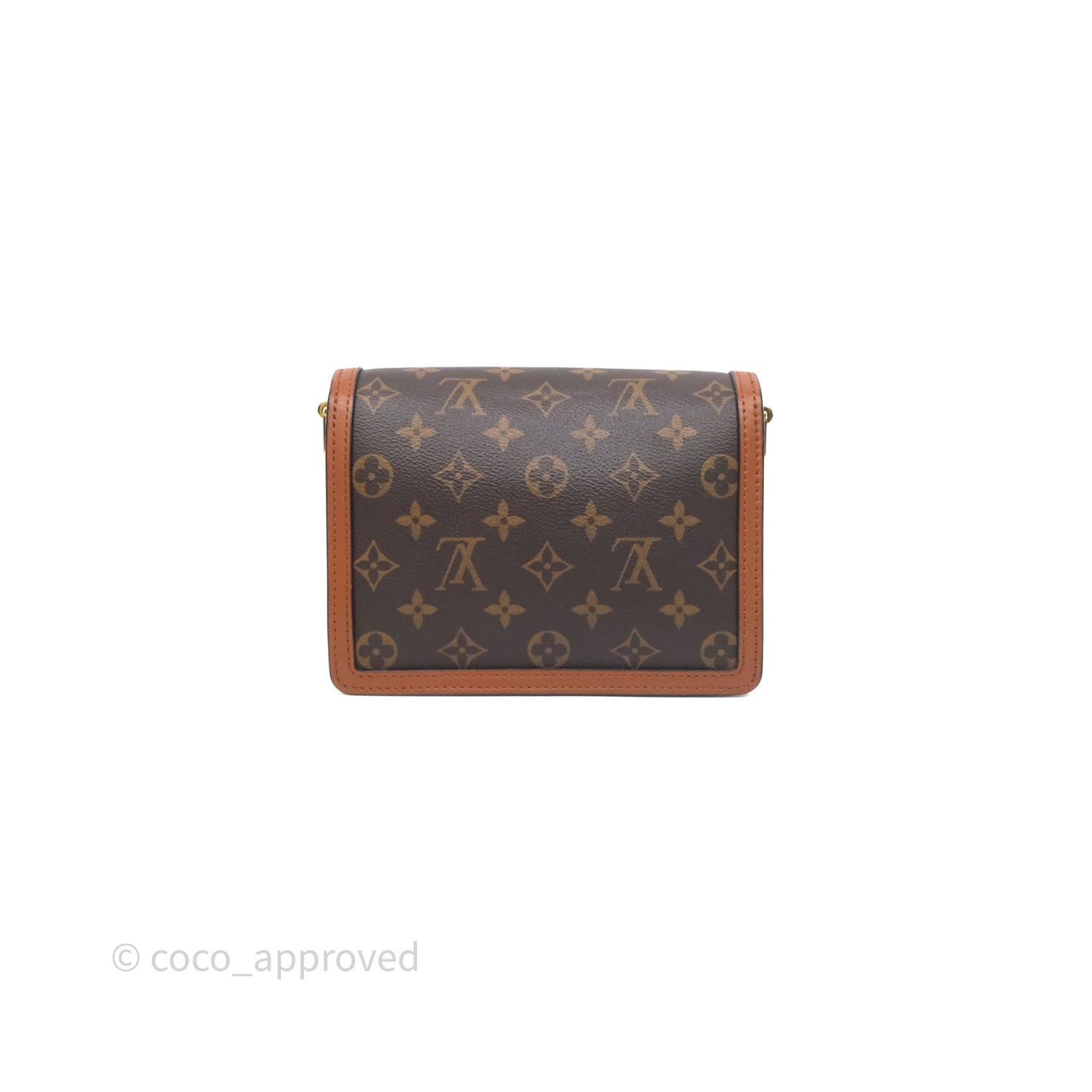 Louis Vuitton Mini Dauphine Monogram Tan Calfskin