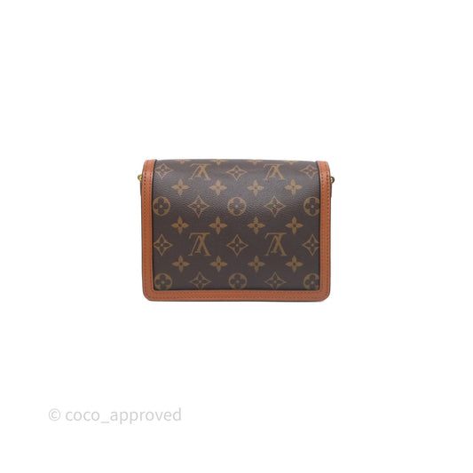 Louis Vuitton Mini Dauphine Monogram Tan Calfskin