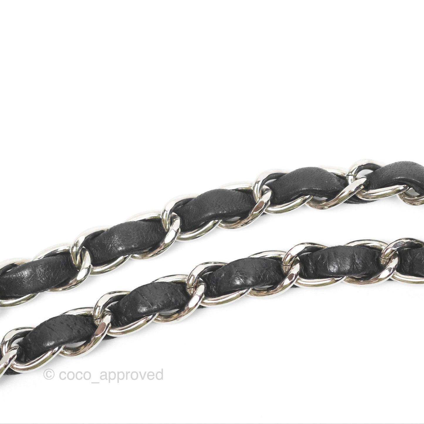 Chanel Vintage Small Classic Flap Black Lambskin Silver Hardware