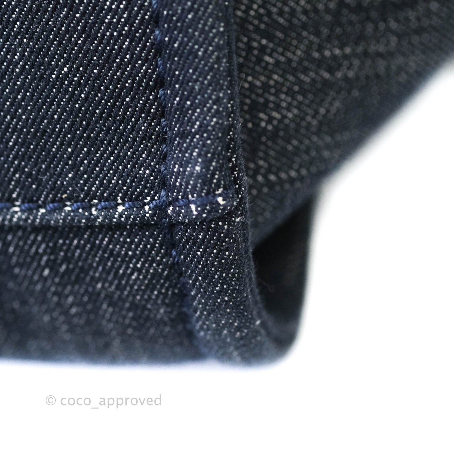 Chanel Canvas Large Deauville Tote Denim