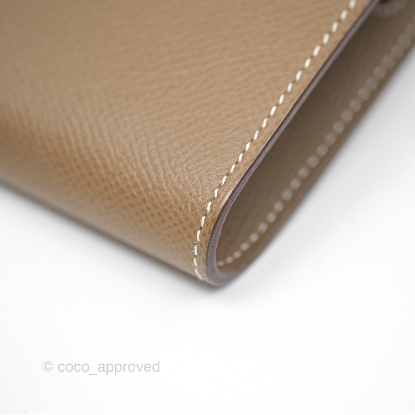 Hermès Kelly To Go Wallet Etoupe 18 Epsom Palladium Hardware