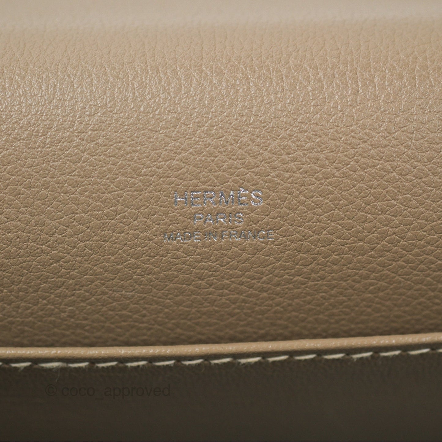Hermès Roulis 23 Etoupe Evercolor Palladium Hardware