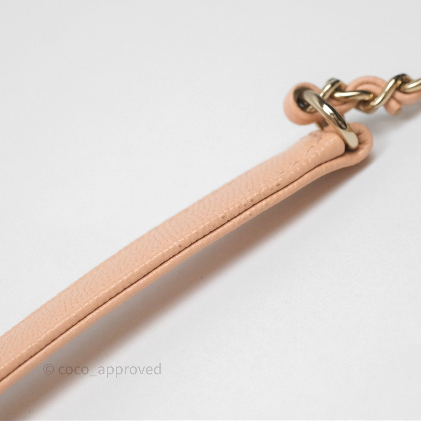 Chanel Small Coco Handle Quilted Pink Beige Caviar Gold Hardware