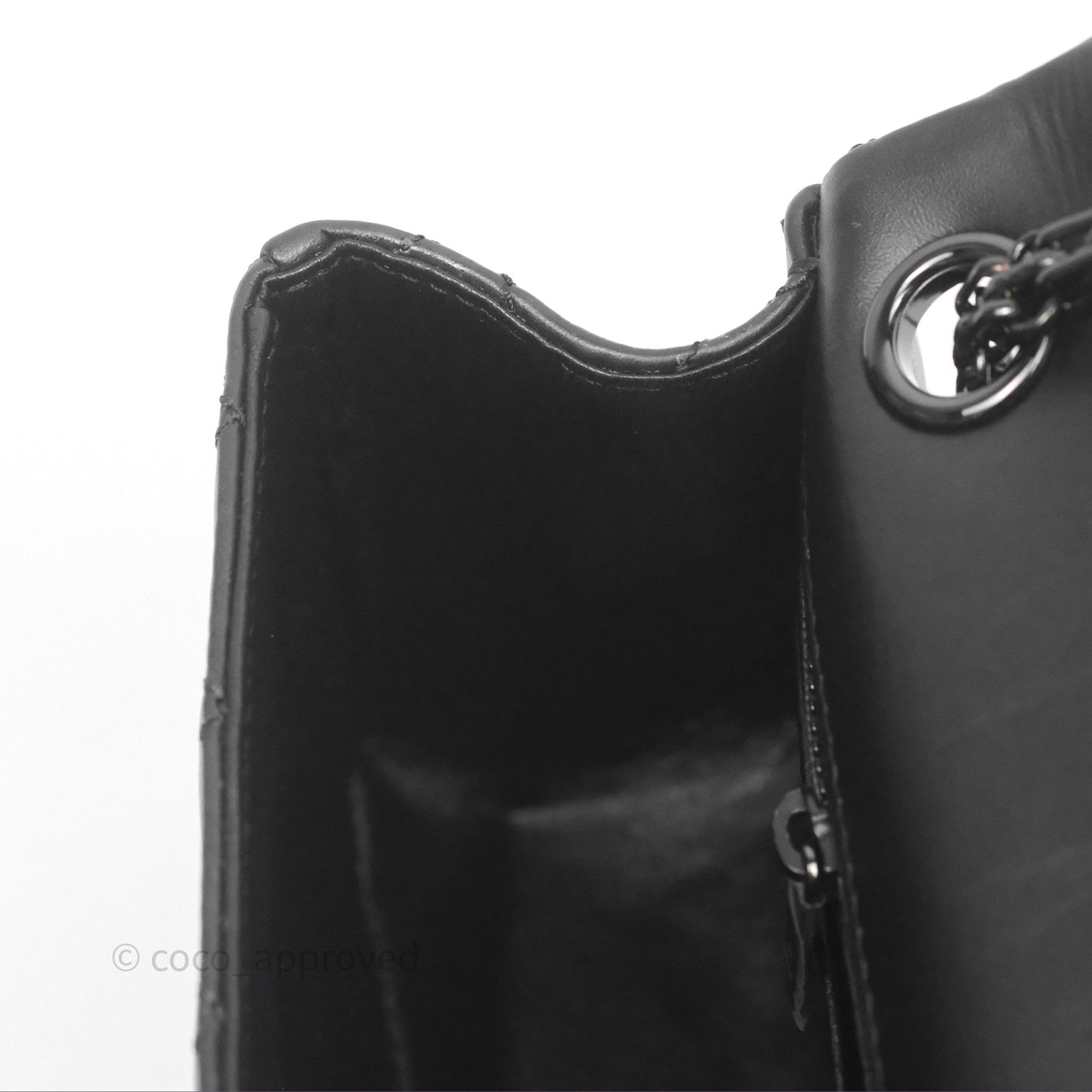 Chanel Quilted Mini Reissue 224 So Black Calfskin