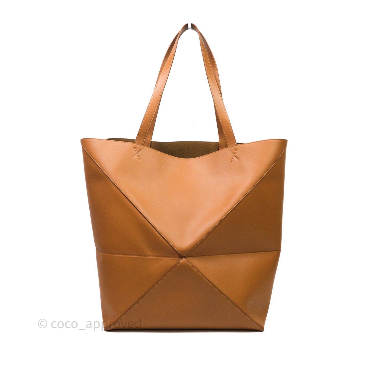 Loewe Puzzle Fold XL Warm Desert Leather Tote Bag