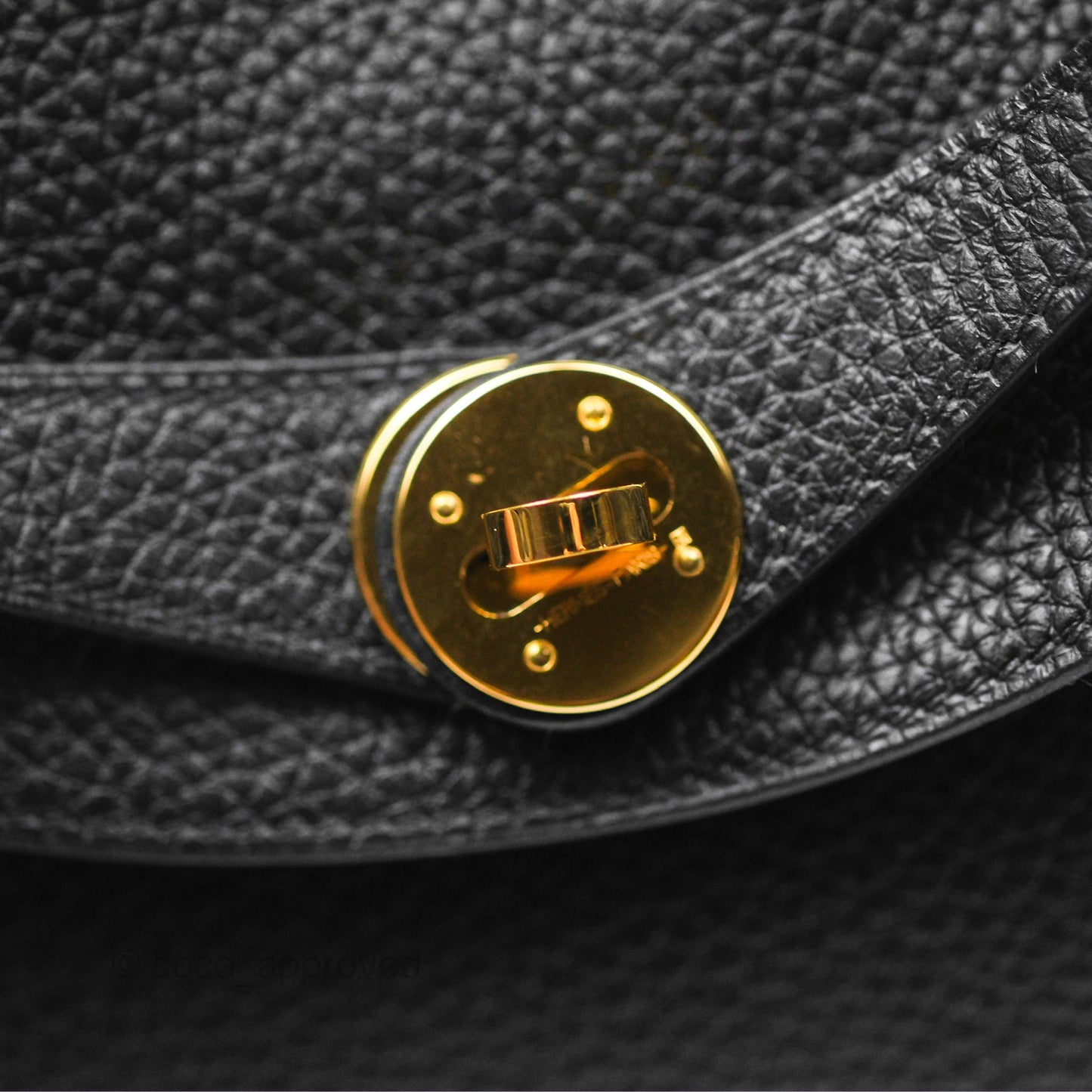 Hermès Lindy 26 Black Noir 89 Clemence Gold Hardware