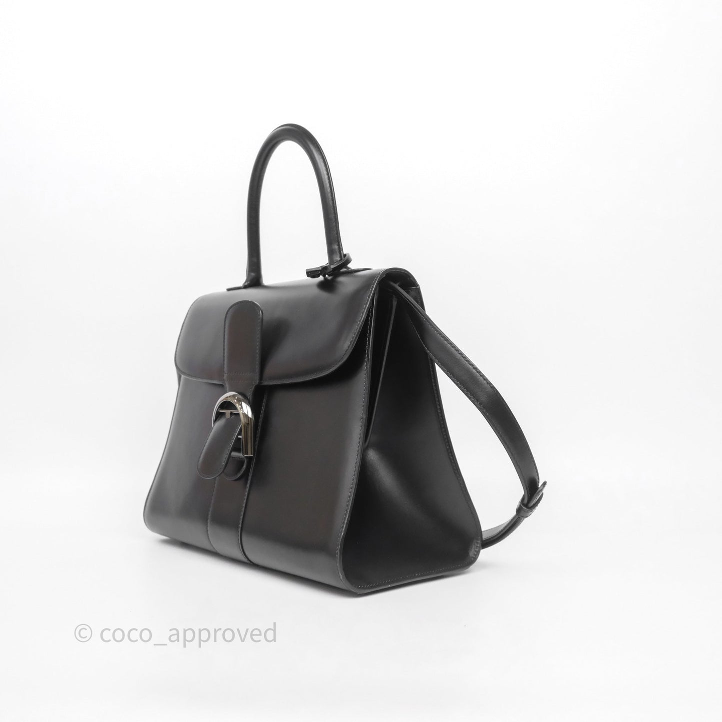 Delvaux Brillant MM Calfskin Black