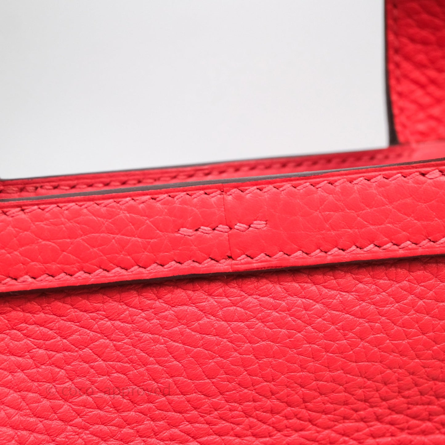 Hermès Halzan 25 Taurillon Cleme Rose Texas 0E Clemence Palladium Hardware