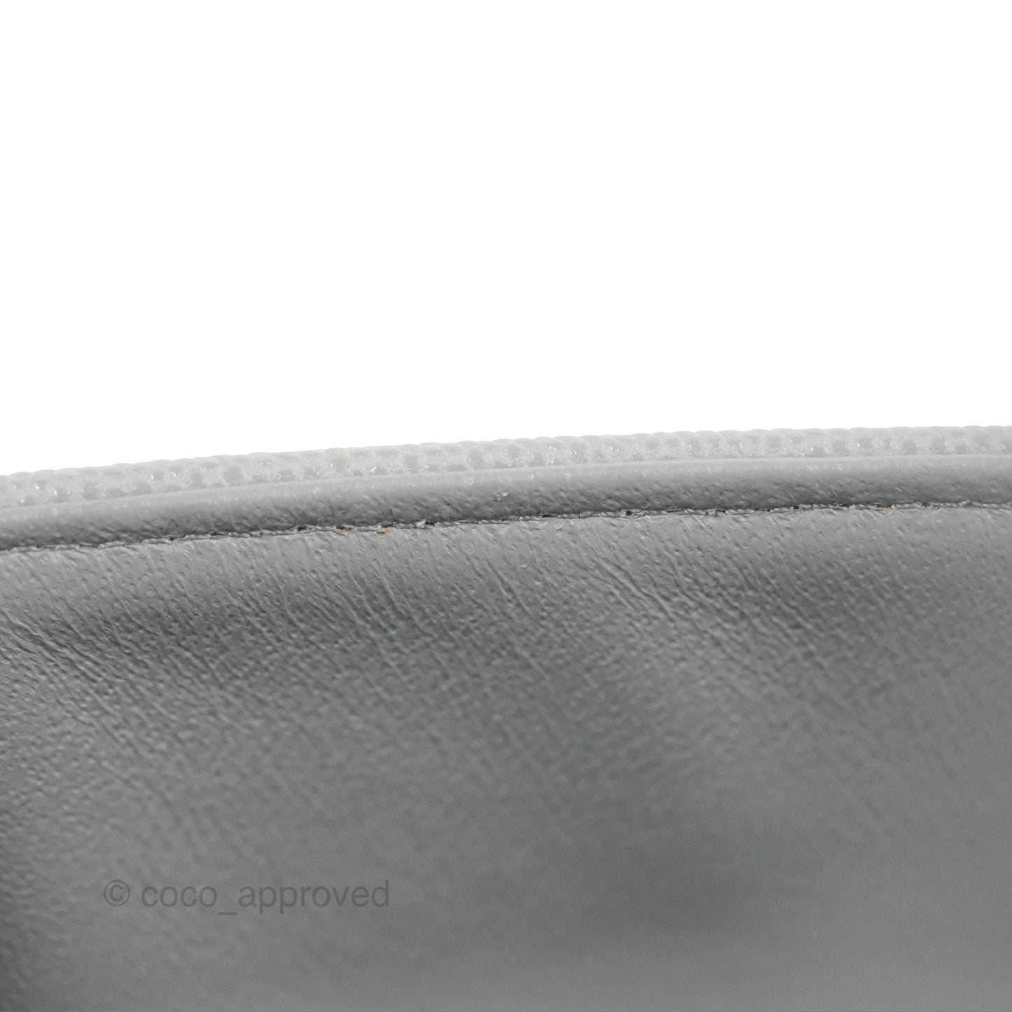Chanel Small Classic Quilted Flap Grey Caviar Gold Hardware 20C