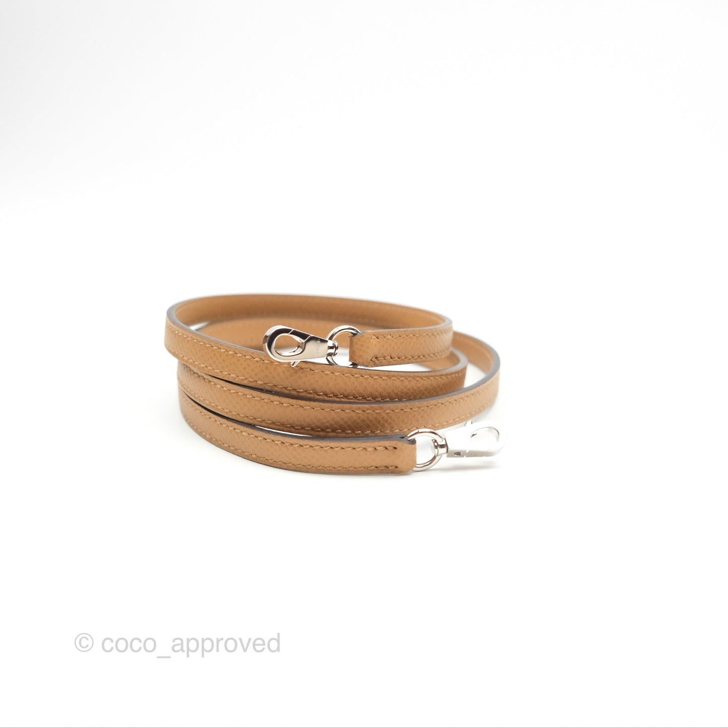 Hermès Mini Kelly II Etoupe 18/Alezan 3G/Biscuit 48 Epsom Palladium Hardware