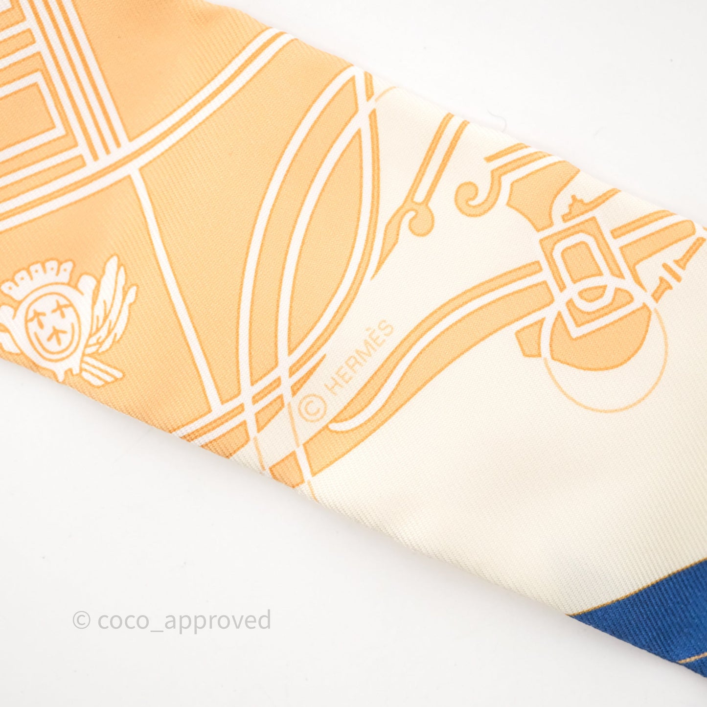 Hermès Ex-Libris Silk Twilly
