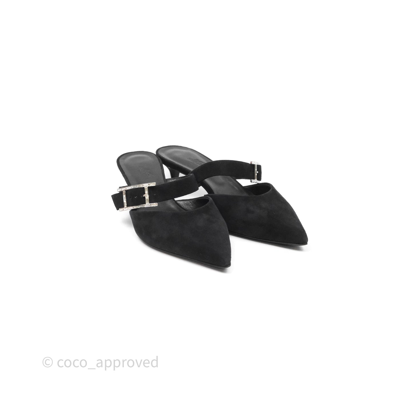 Hermès Suede Blink Black Size 37